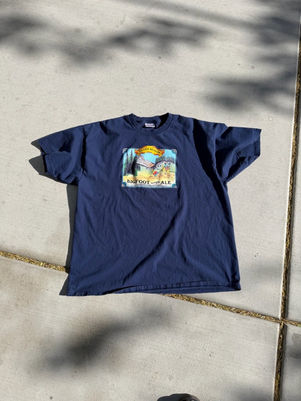 Navy Blue sierra nevada Bigfoot Ale Graphic Tee